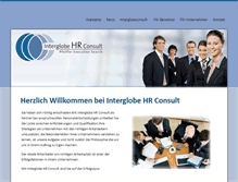 Tablet Screenshot of interglobeconsult.com